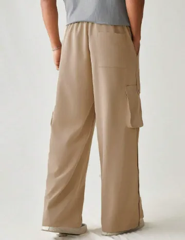 Pantaloni SHEIN, maro deschis Maro