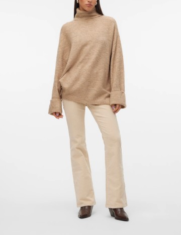 Pulover Oversize Vero Moda, maro