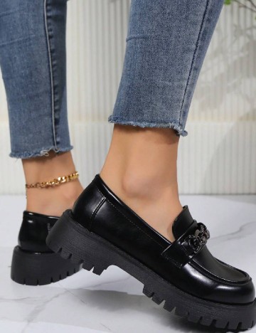 Mocasini SHEIN, negru