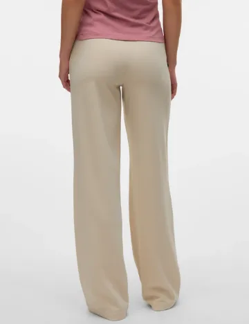 Pantaloni Vero Moda, bej Crem