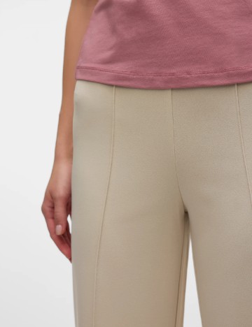 Pantaloni Vero Moda, bej