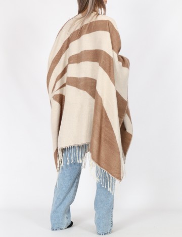 Poncho Vero Moda, crem