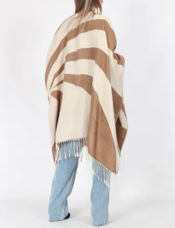 Poncho Vero Moda, crem Crem