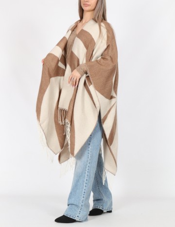 Poncho Vero Moda, crem