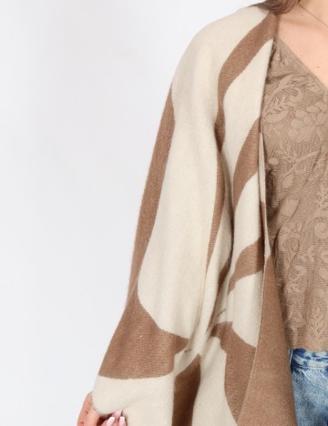 Poncho Vero Moda, crem