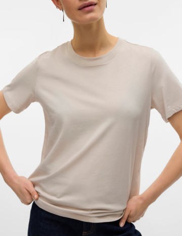 Tricou Vero Moda, bej