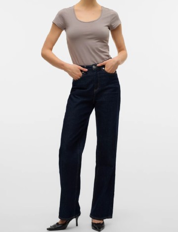 Set Tricouri 2 bucati Vero Moda, alb/gri