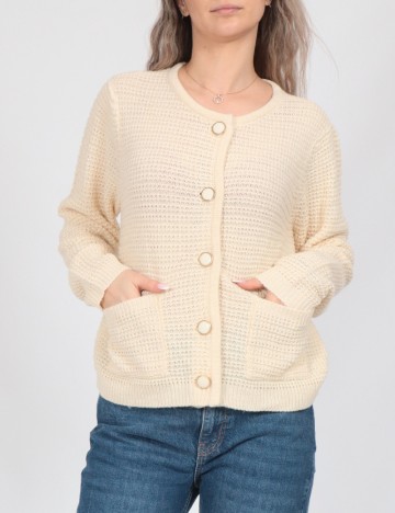 Cardigan Vero Moda, crem