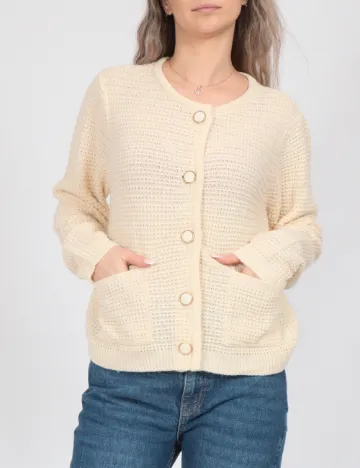 Cardigan Vero Moda, crem Crem