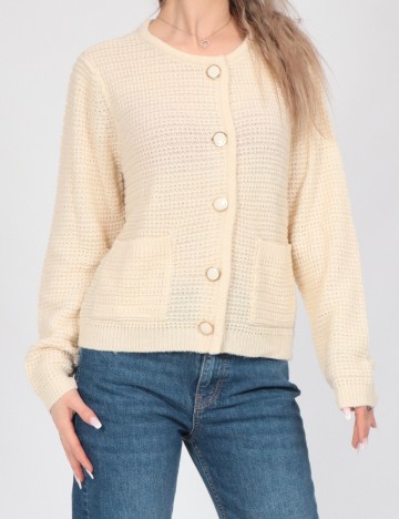 Cardigan Vero Moda, crem