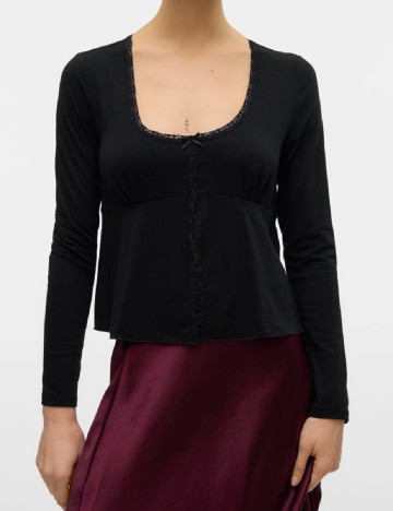 Bluza Vero Moda, negru