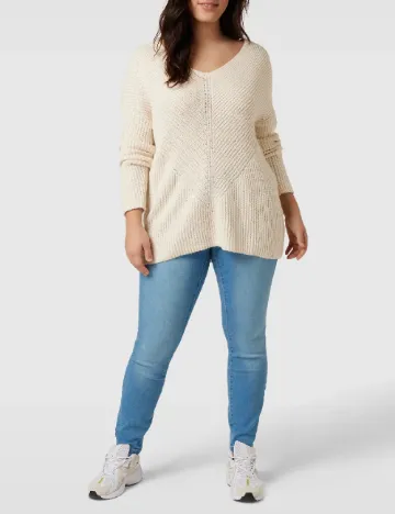 Blugi Vero Moda Curve, albastru Albastru