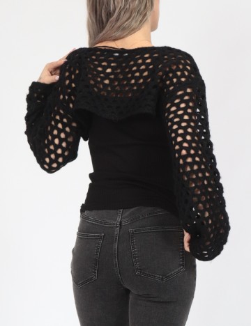 Top Vero Moda, negru