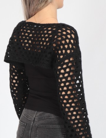 Top Vero Moda, negru