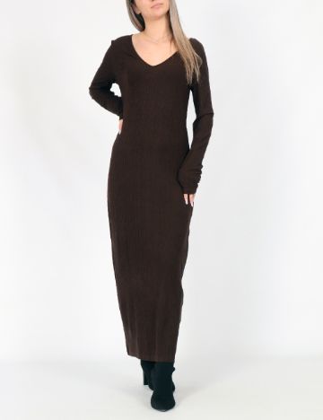 Rochie lunga Vero Moda, maro