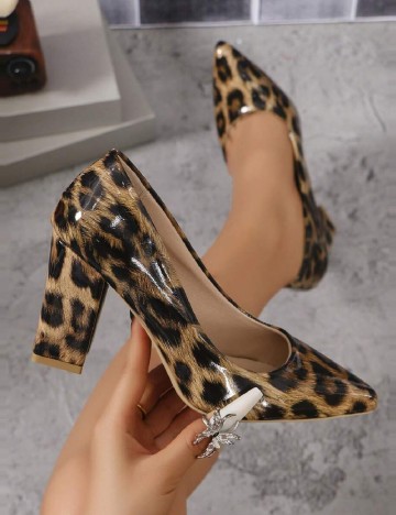 Pantofi SHEIN, animal print