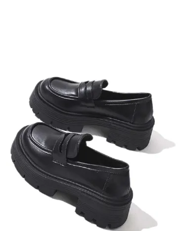 Mocasini SHEIN, negru Negru