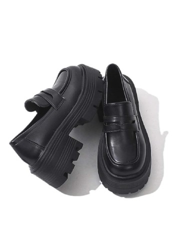 Mocasini SHEIN, negru