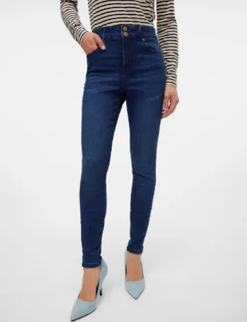 Blugi Vero Moda, bleumarin Albastru