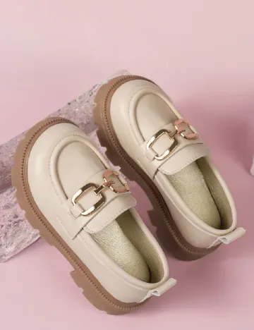 Mocasini Shein Kids, crem Crem