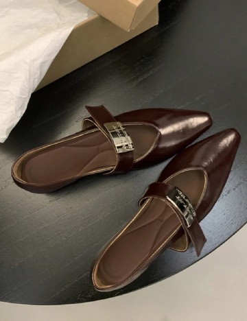Pantofi SHEIN, visiniu