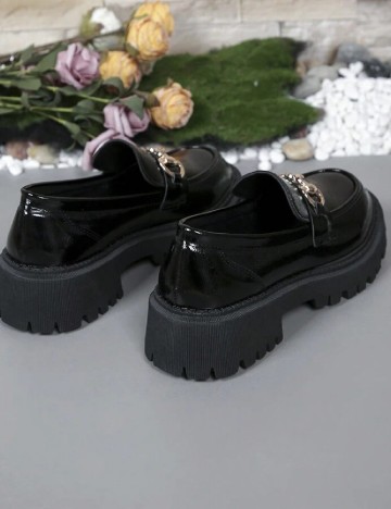 Mocasini SHEIN, negru