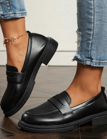 Mocasini SHEIN, negru