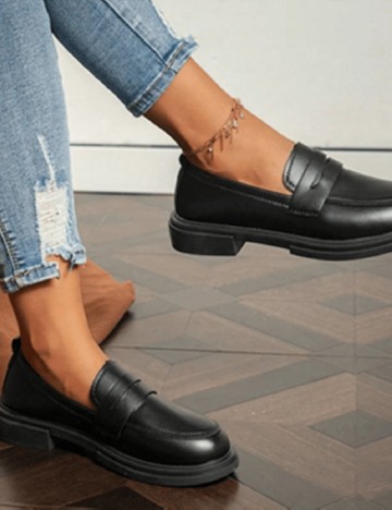 Mocasini SHEIN, negru