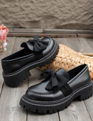 Mocasini SHEIN, negru