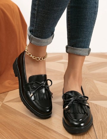 Mocasini SHEIN, negru