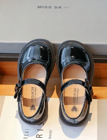 Pantofi Shein Kids, negru
