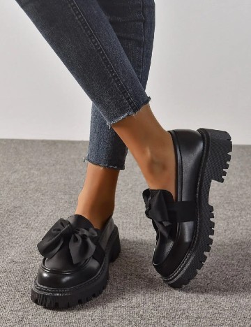 Mocasini SHEIN, negru