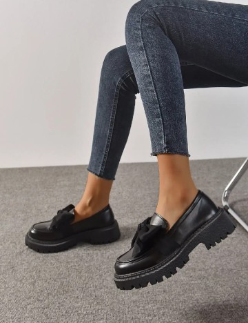 Mocasini SHEIN, negru