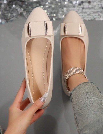 Balerini SHEIN, crem