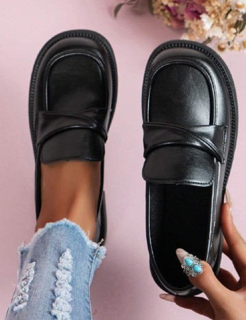 Mocasini SHEIN, negru