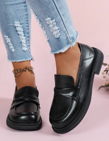 Mocasini SHEIN, negru