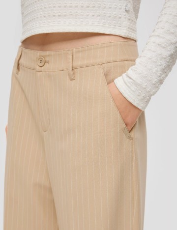 Pantaloni Q/S, crem