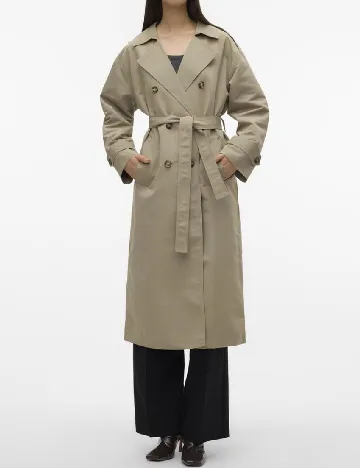 Trench Vero Moda, kaki Verde