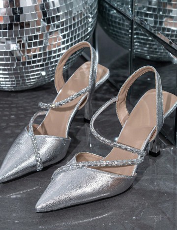 Pantofi SHEIN, argintiu