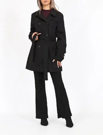 Trench Vero Moda, negru Negru