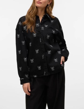 Camasa Oversize Vero Moda, negru