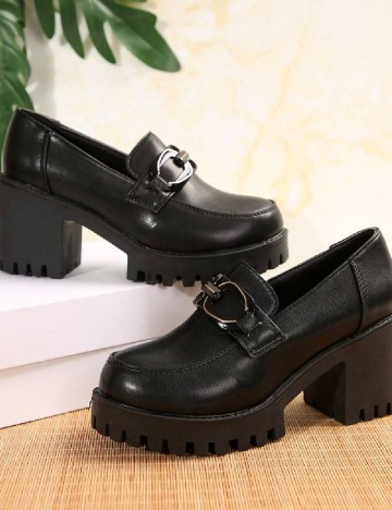 Mocasini SHEIN, negru