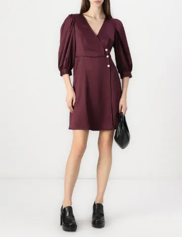 Rochie scurta Vero Moda, pruna Mov