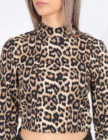 Bluza Noisy May, animal print