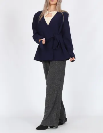 Blazer Pieces, bleumarin Albastru