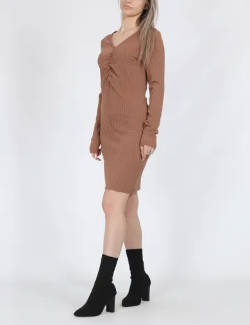 Rochie scurta Noisy May, maro Maro