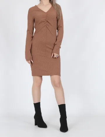 Rochie scurta Noisy May, maro Maro