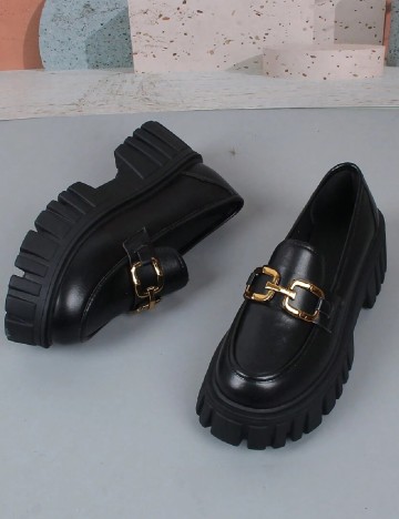 Mocasini SHEIN, negru