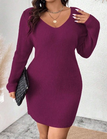 Rochie scurta SHEIN CURVE, mov