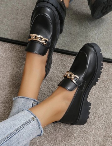 Mocasini SHEIN, negru